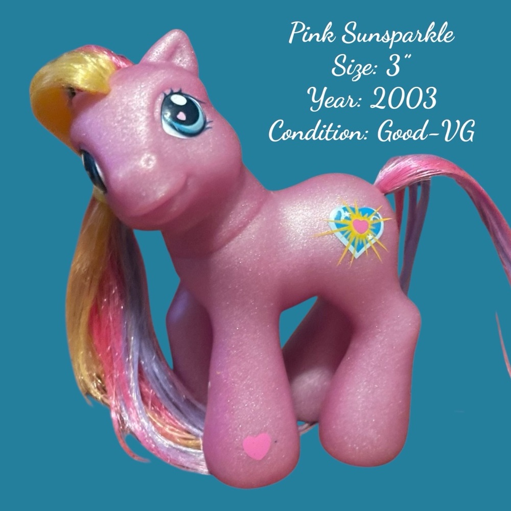 Vintage My Little Pony Pink Sunsparkle